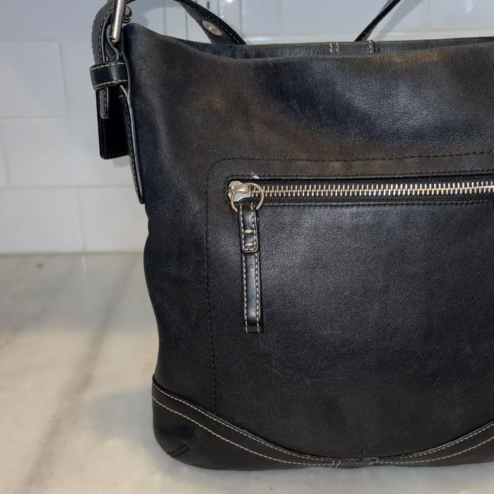 Coach Bag Purse Handbag Leather Vintage Y2K Slim Soho Hobo Crossbody Shoulder